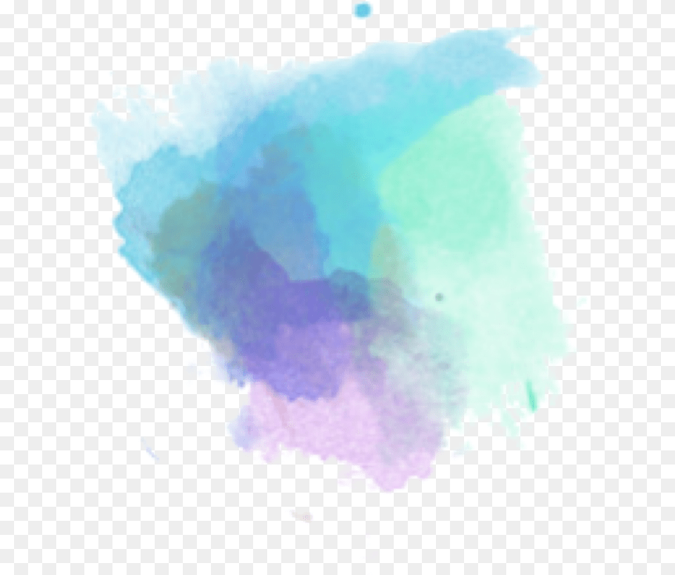 Ftestickers Art Paint Watercolors Colorful Watercolor Paint, Ice Free Transparent Png