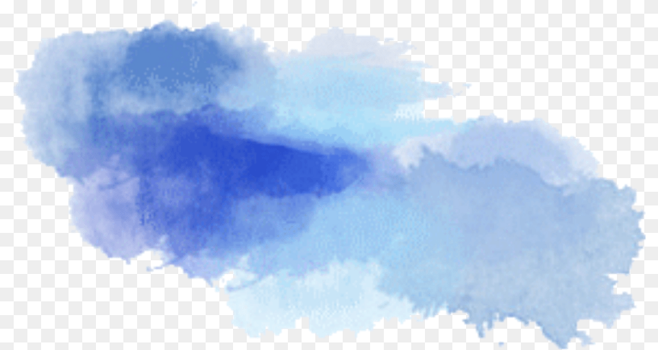 Ftestickers Art Watercolor Paint Brushstrokes Blue Manchas De Pintura, Nature, Outdoors, Stain, Cloud Free Png Download