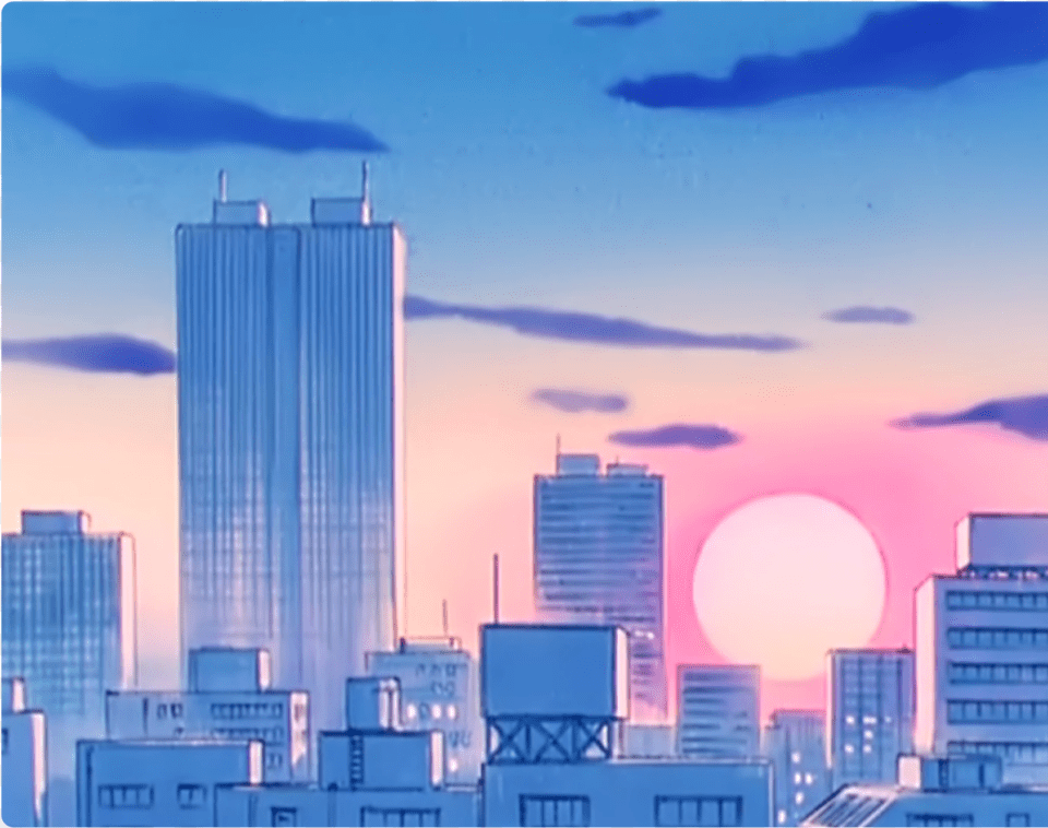 Ftestickers Background City Cityview Citylights Aesthetic Anime City Background, Urban, Sky, Outdoors, Nature Free Png