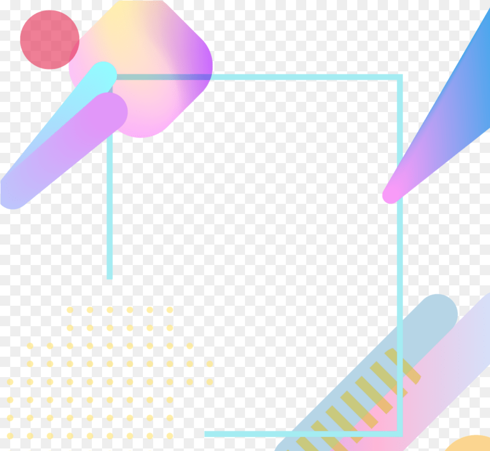 Ftestickers Background Frame Abstract Holographic, Lighting Free Transparent Png