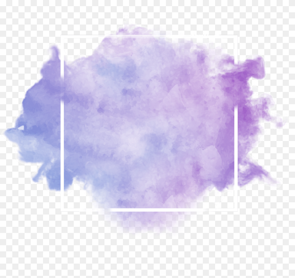 Ftestickers Background Frame Smoke Coloredsmoke Watercolor Frame Border, Mineral, Stain, Outdoors Png Image