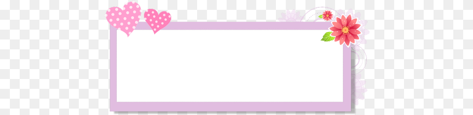 Ftestickers Background Frame Textbox Pink Floewr Frame Vector, White Board, Envelope, Greeting Card, Mail Free Png Download