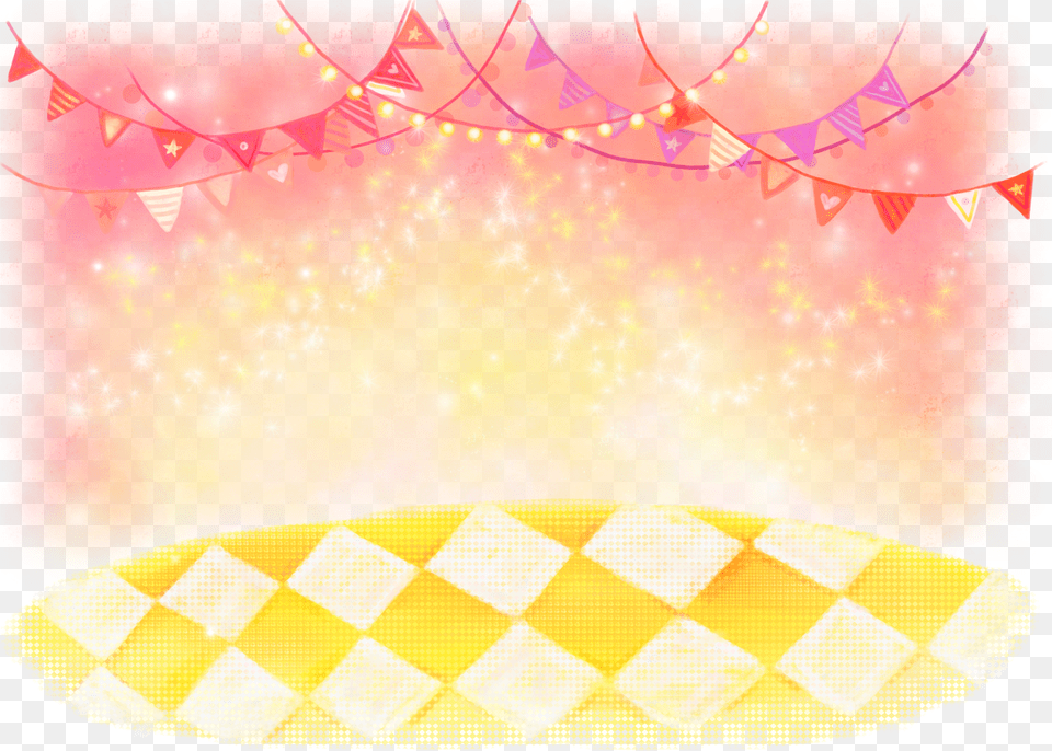 Ftestickers Background Lights Banner Circus Cute Stage, Appliance, Device, Electrical Device, Electric Fan Free Png Download