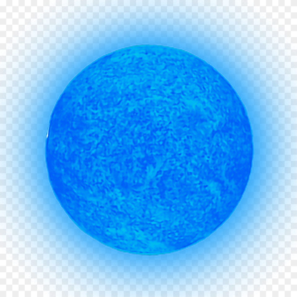 Ftestickers Blue Circle Lightning Freetoedit Sphere, Nature, Outdoors, Sky, Astronomy Free Png Download