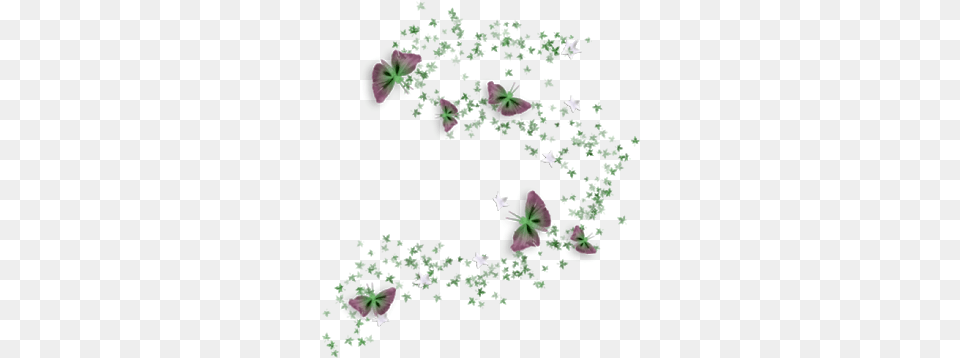 Ftestickers Butterfly Leaf Animal Texture Butterfly, Purple, Flower, Plant, Art Free Transparent Png