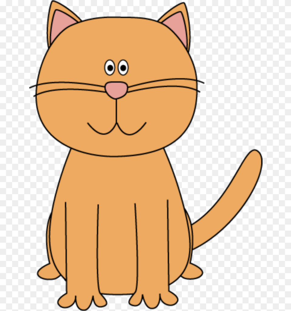 Ftestickers Cartoon Cat Tan Cute Cartoon Pic Of Cat, Plush, Toy, Animal, Bear Free Png Download
