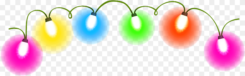 Ftestickers Christmas Lights Luminous Glowing, Balloon, Food Png