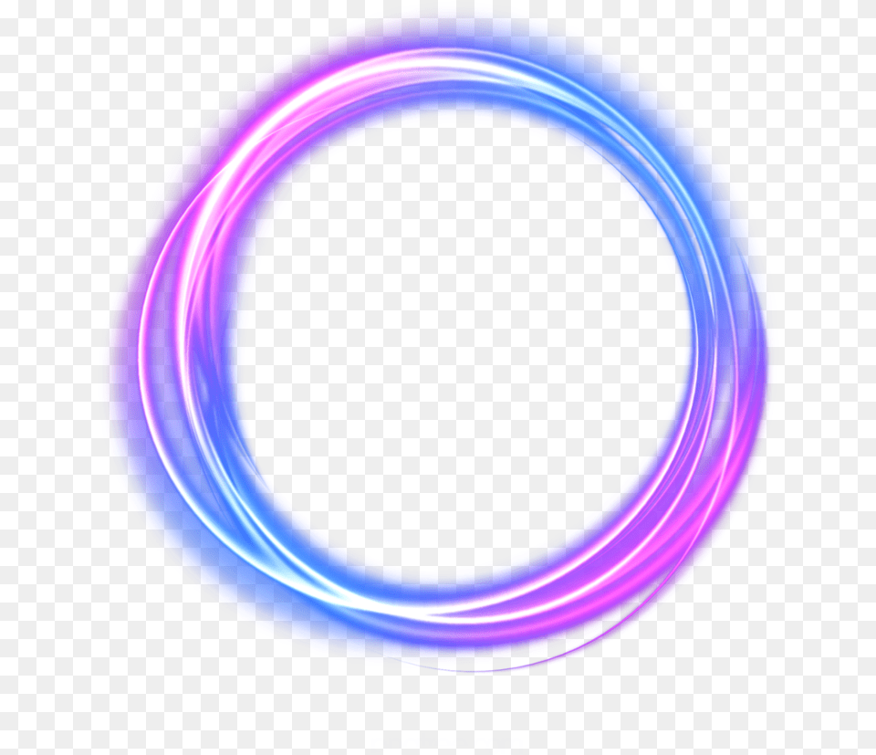 Ftestickers Circle Circles Frame Light Glow Neon Circle, Purple, Hoop, Disk Png Image