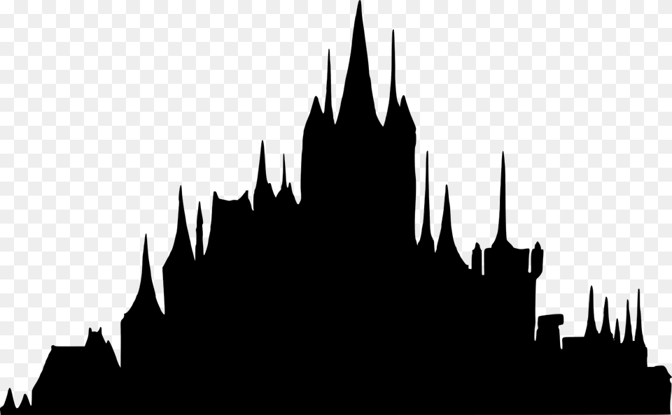 Ftestickers City Castle Silhouette, Lighting Free Png Download