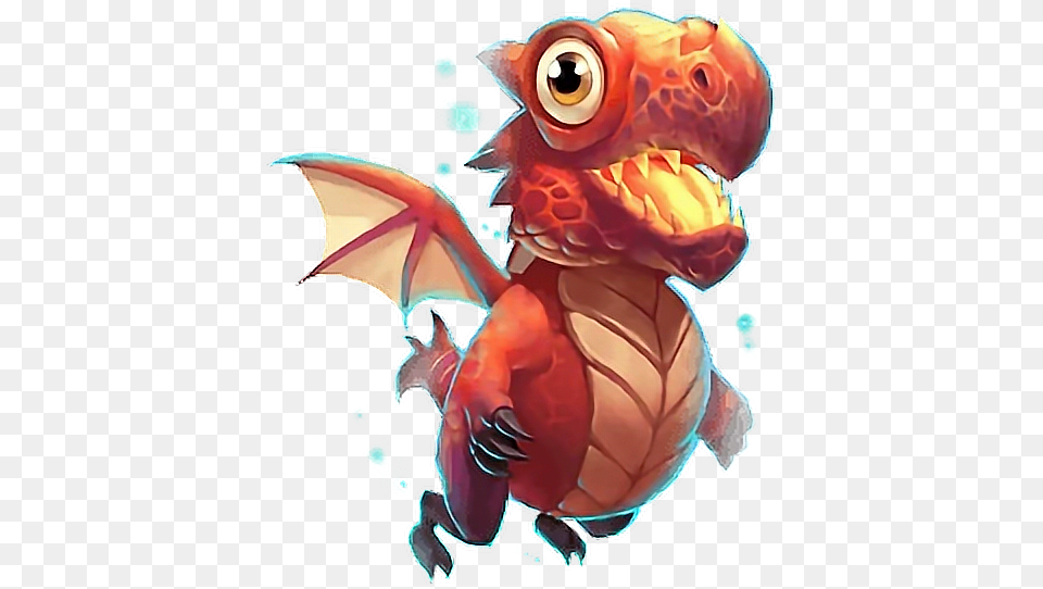 Ftestickers Cute Dragon Sweet Mascotas Castle Clash Free Png Download