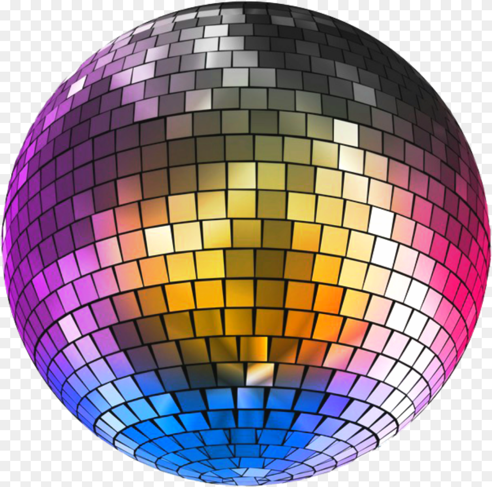 Ftestickers Discoball Disco Lighteffects Colorful Disco Ball, Sphere, Lighting Free Transparent Png