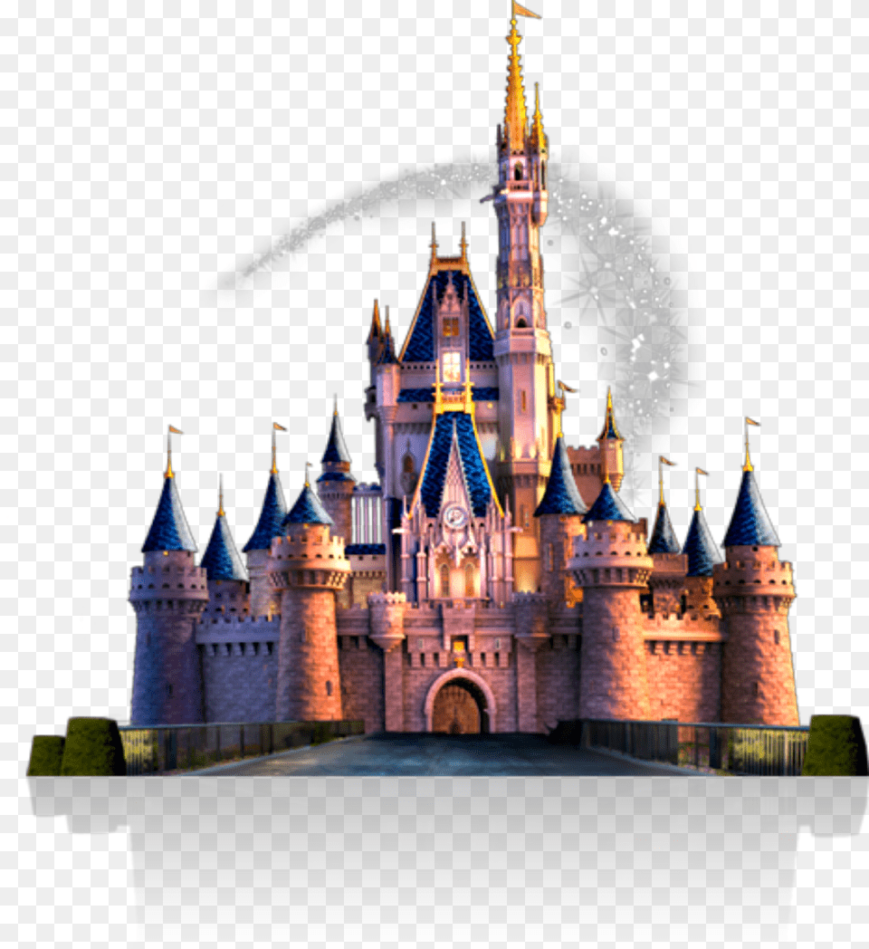 Ftestickers Disney Castle Cinderella Cinderellacastle, Architecture, Building, Spire, Tower Free Png Download