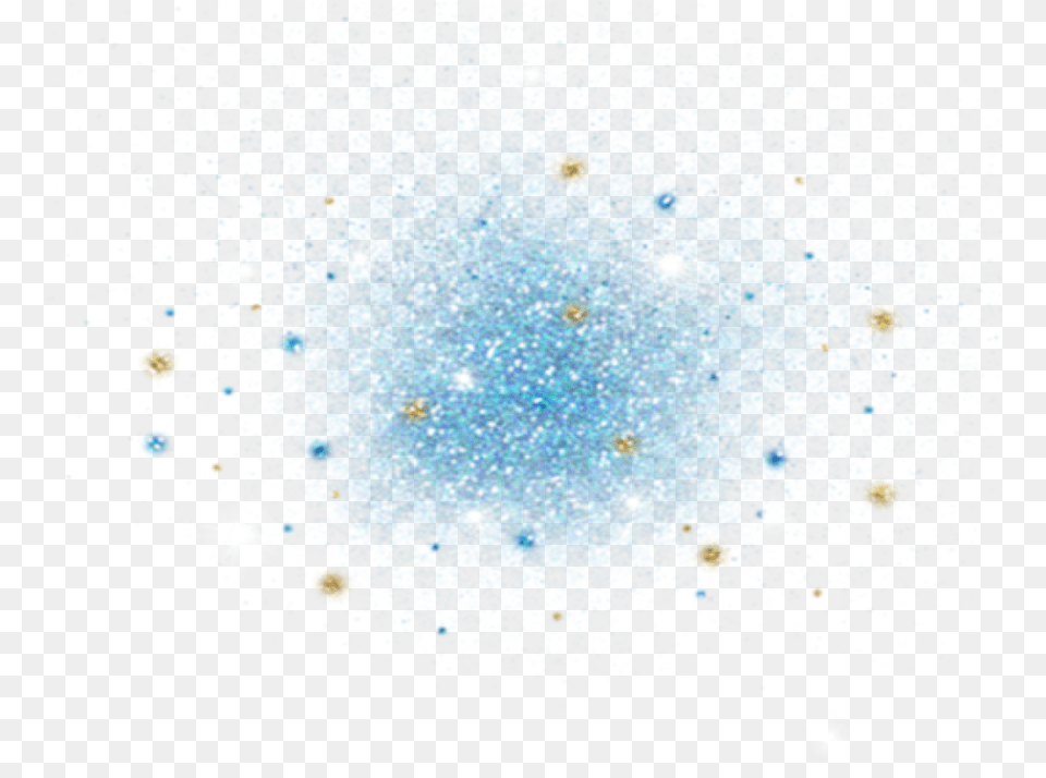 Ftestickers Effect Blue Sparkle Watercolor, Glitter Png
