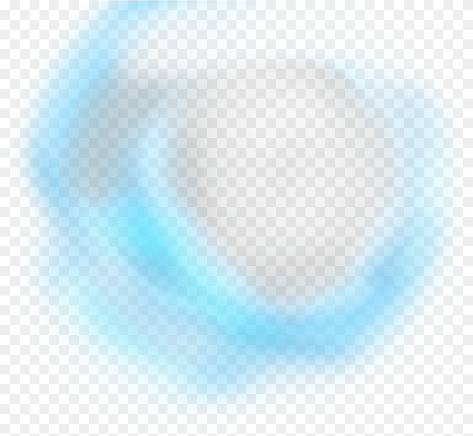 Ftestickers Effect Overlay Light Glow Teal Blue Circle, Hole Free Png Download