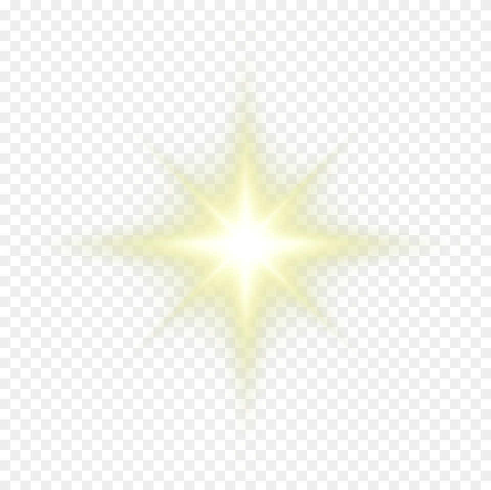 Ftestickers Effect Overlay Light Star Luminous Star, Symbol, Star Symbol, Flare, Shark Free Png Download