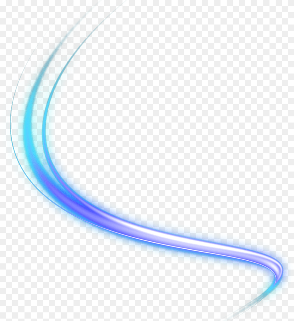 Ftestickers Effect Overlay Swirl Light Soft Blue Line, Neon, Water, Art, Graphics Free Transparent Png