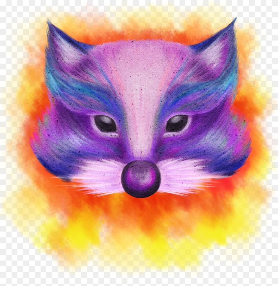 Ftestickers Fantasyart Raccoon Luminous Col Kitten Free Png Download