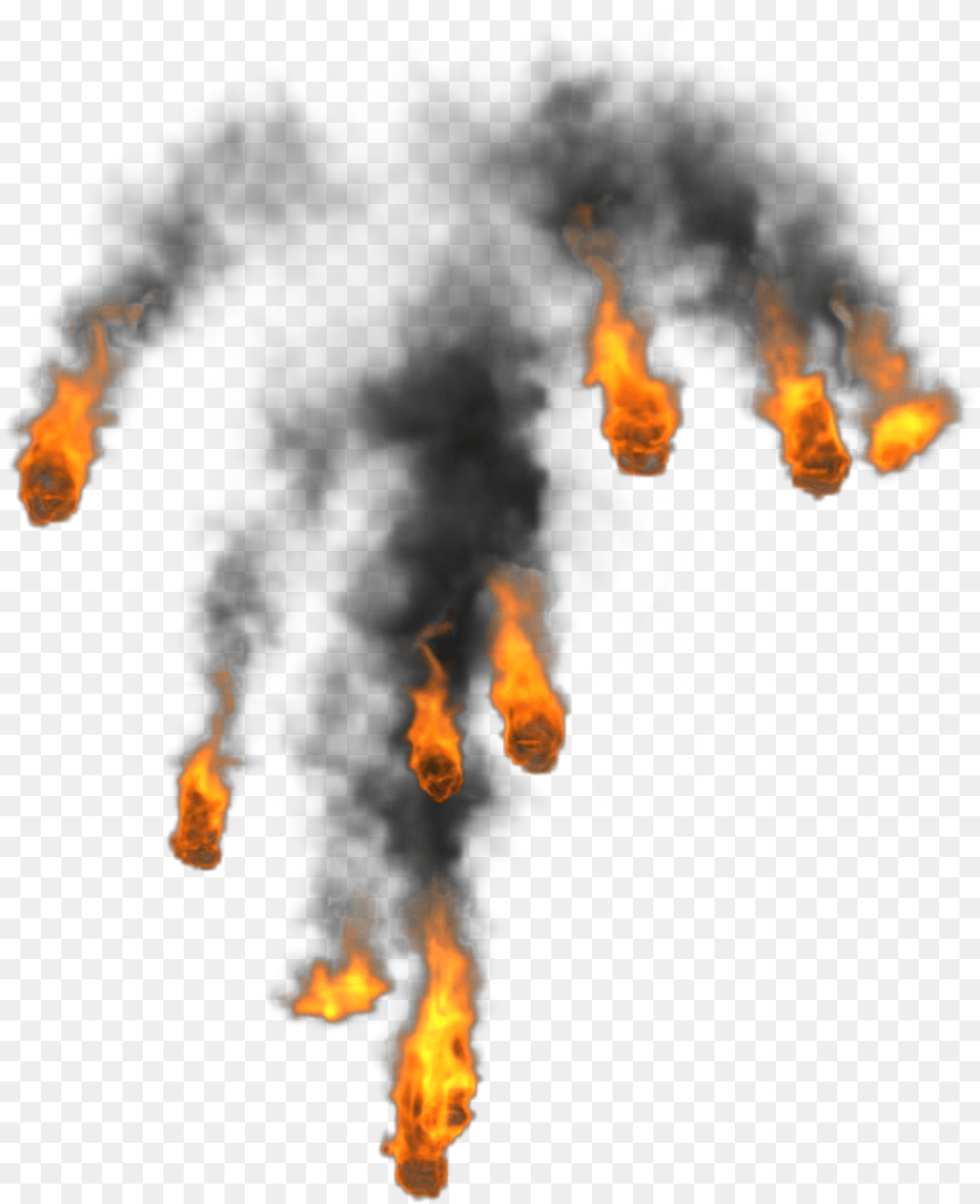 Ftestickers Fire Flames Smoke Explosion Fire Smoke Hd, Flame, Bonfire Png