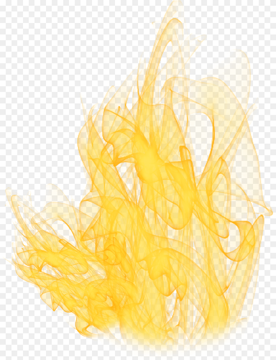 Ftestickers Fire Flames Transparent Yellow Golden Flame Png Image