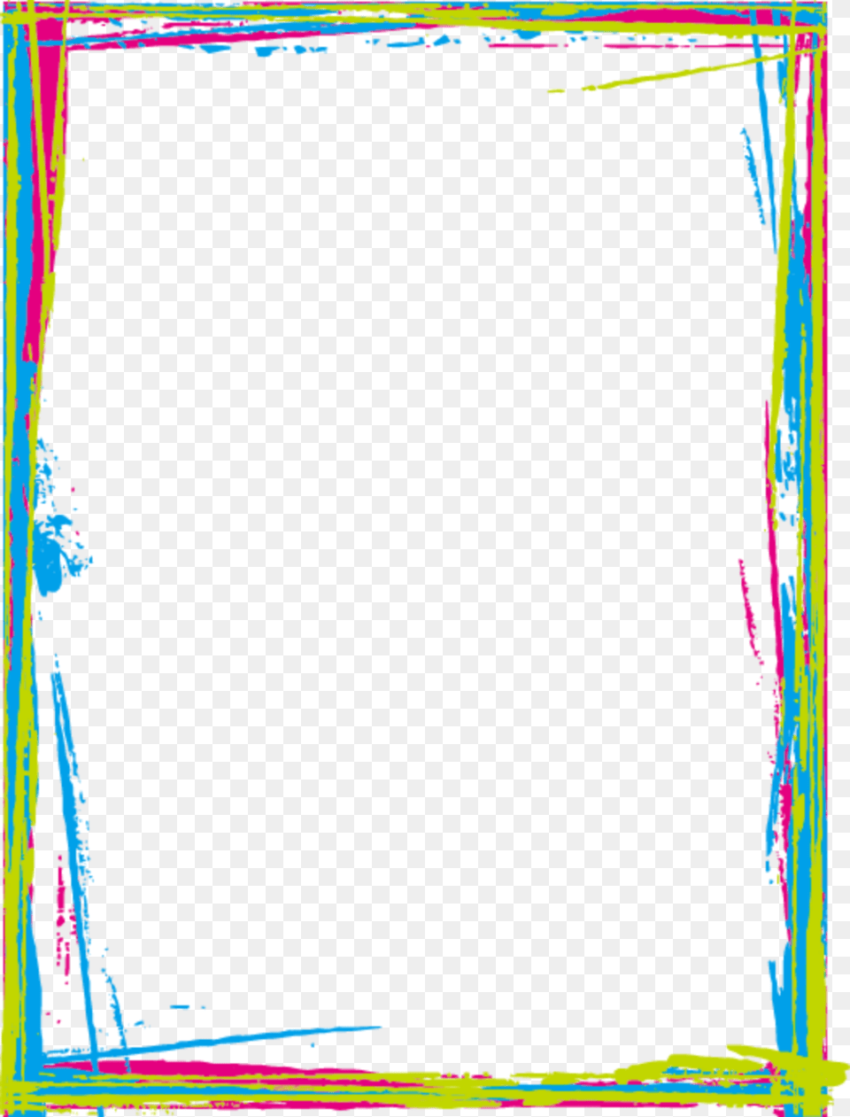 Ftestickers Frame Borders Linedrawing Cute Colorful Colorful Border, Art, Blackboard, Purple Free Transparent Png