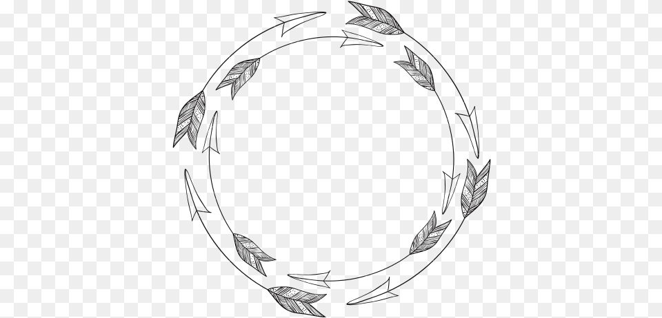 Ftestickers Freetoed Fte Sticker Remixit Remix Boho Arrow Circle, Accessories Free Transparent Png