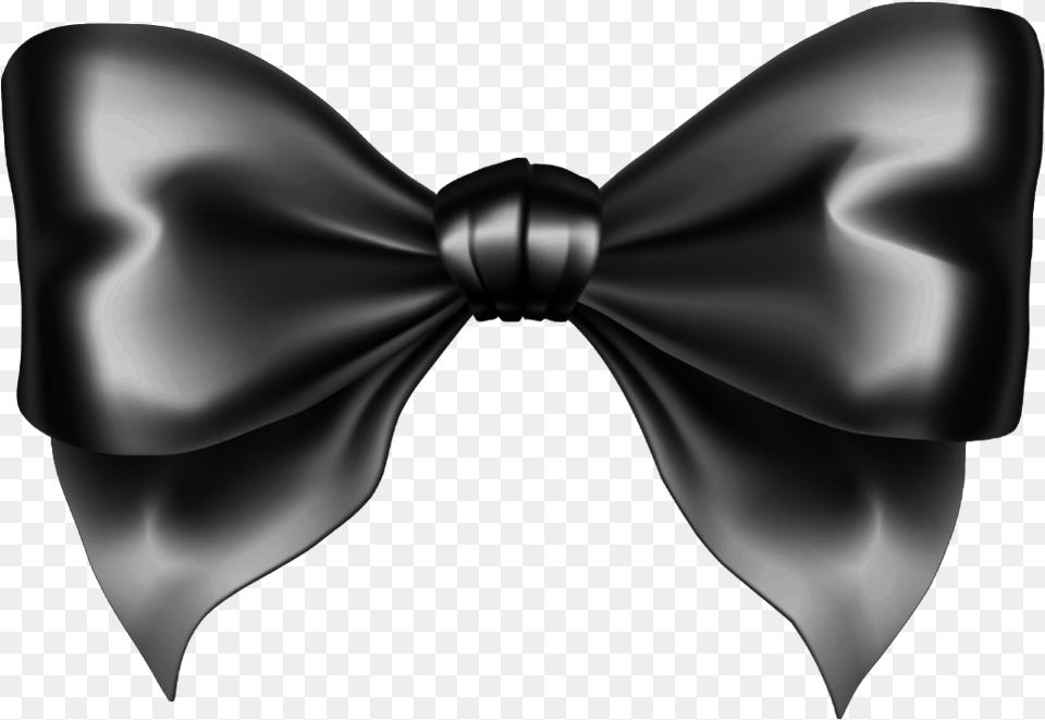 Ftestickers Freetoedit Ribbon Bow Tie Lazo Cinta Negro, Accessories, Formal Wear, Bow Tie, Appliance Png