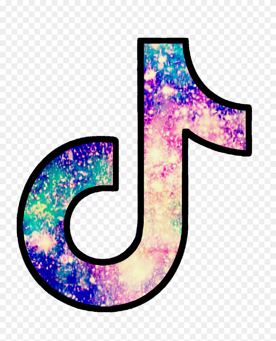 Ftestickers Glitter Sparkle Tiktok Tiktoklogo, Number, Symbol, Text Free Png