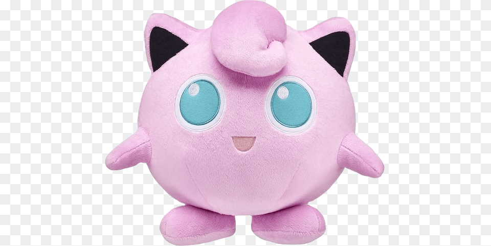 Ftestickers Jigglypuff Plushie Toy Cute Pink Spft Pokem Pokemon Jigglypuff Build A Bear, Plush, Animal, Mammal, Wildlife Free Png Download