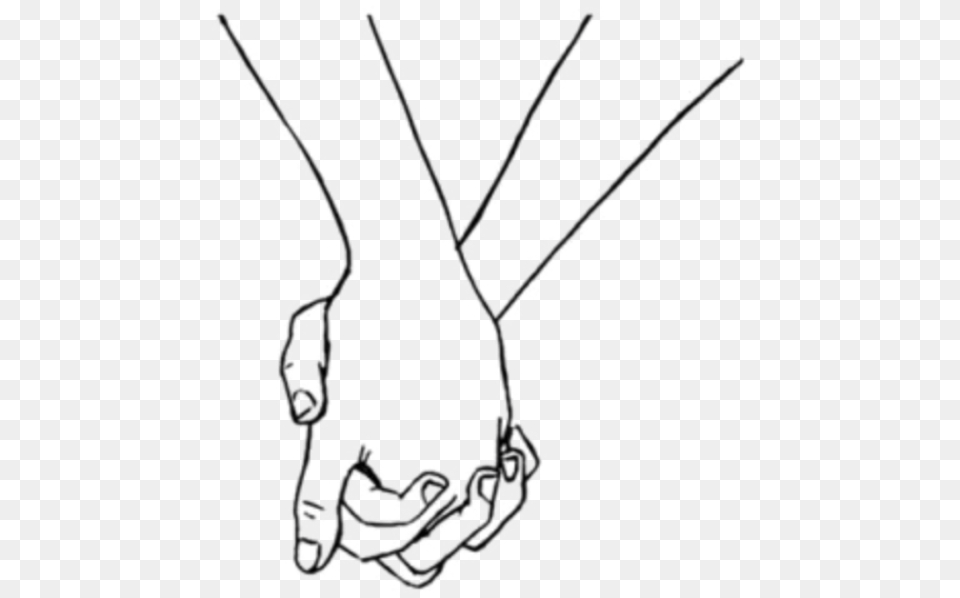 Ftestickers Linedrawing Couple Love Holdinghands Love Holding Hands Line Drawing, Accessories, Jewelry, Necklace, Plant Free Png