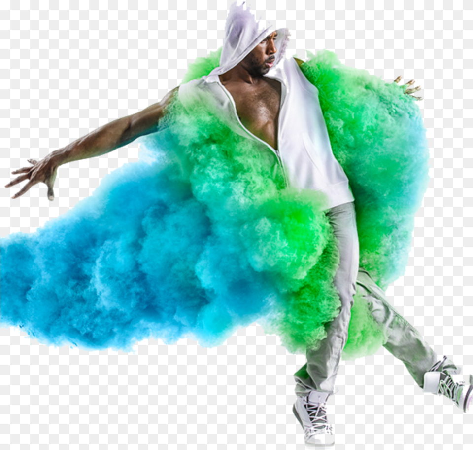Ftestickers Man Dancer Entertainer Abstractart Dancer With A Colour Explosion Png