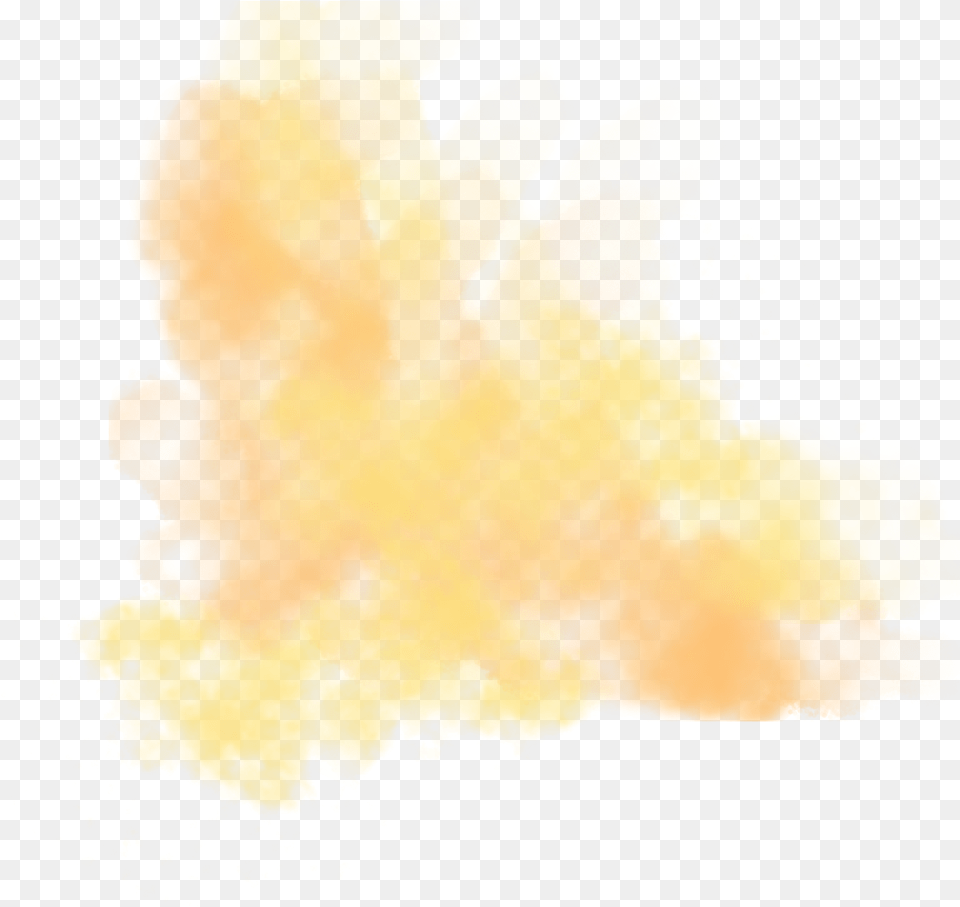 Ftestickers Mist Fog Yellow Orange Darkness, Nature, Outdoors, Sky, Cloud Free Transparent Png