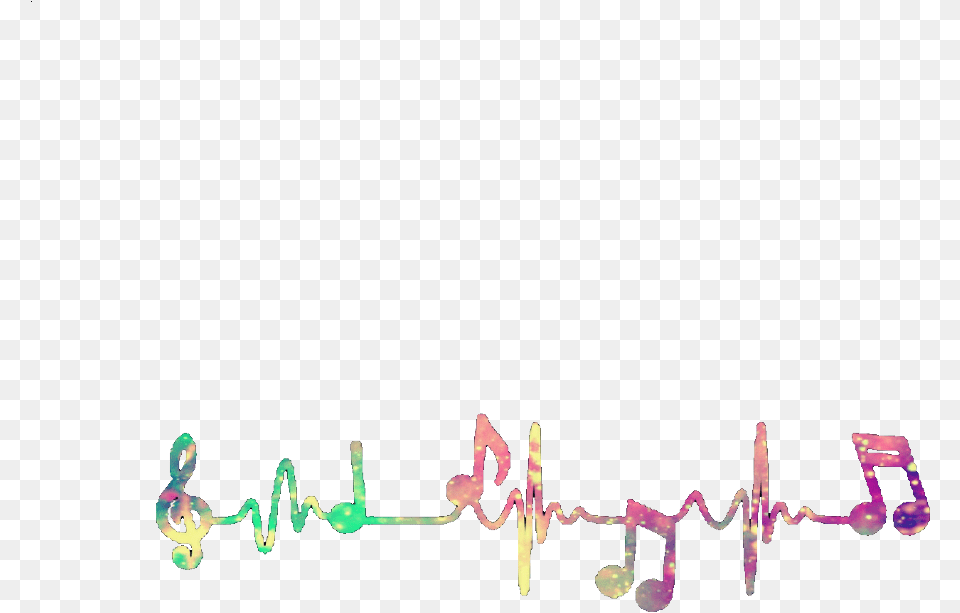 Ftestickers Musicnotes Cute Girly Colorful Music Notes, Text, Purple Free Transparent Png