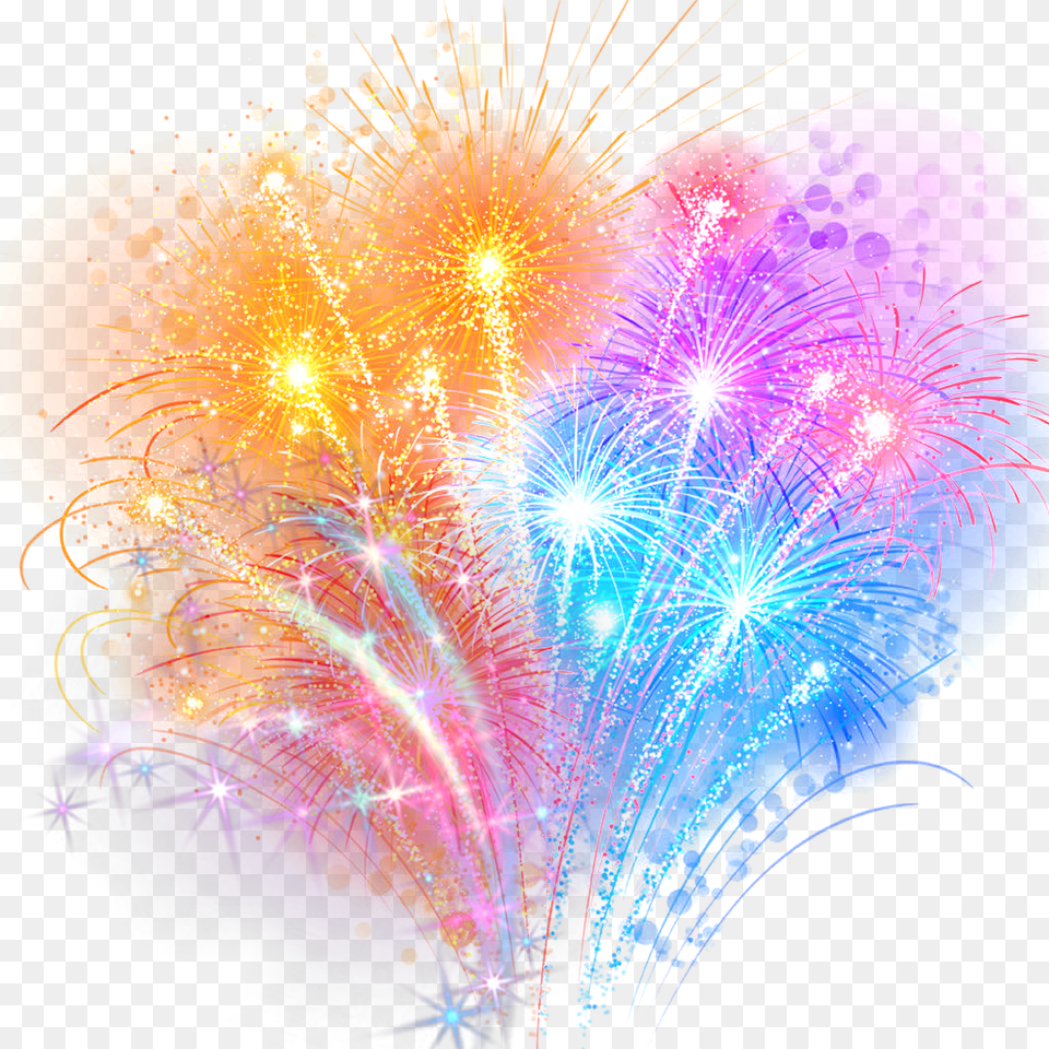 Ftestickers New Year Fireworks, Pattern, Accessories, Fractal, Ornament Png Image