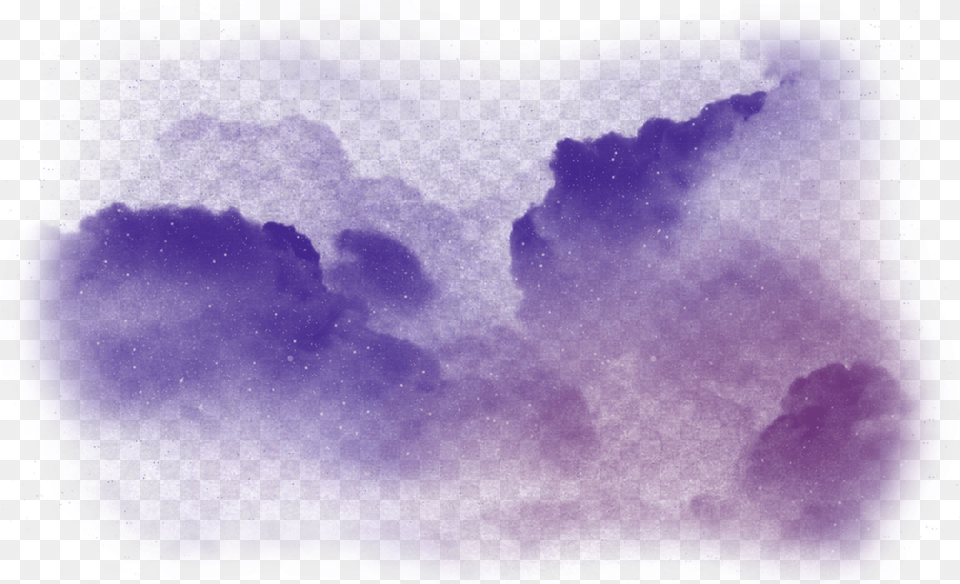 Ftestickers Overlay Cloud Mist Fog Purple Clouds Transparent, Nature, Night, Outdoors, Person Png Image