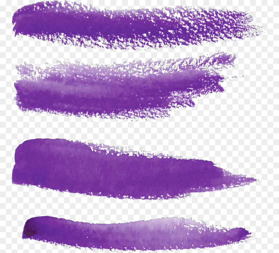 Ftestickers Paint Brushstrokes Purple Brush Stroke Purple Paint, Flower, Plant Png Image