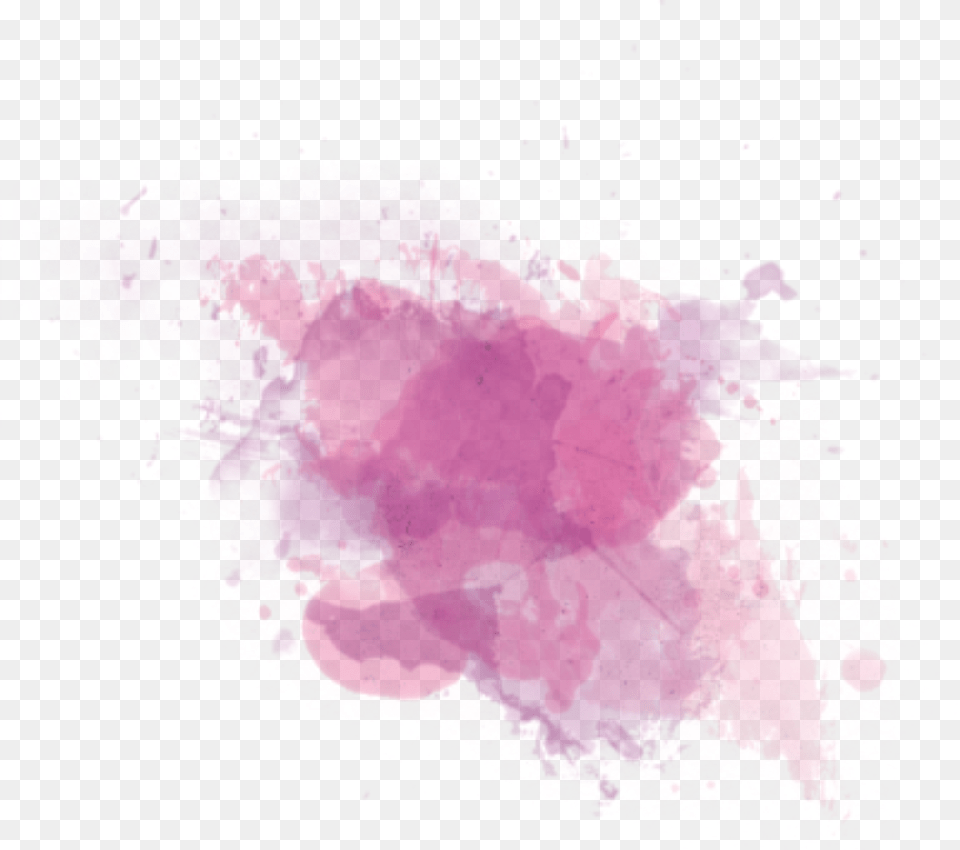 Ftestickers Paint Watercolor Splatter Pink Watercolor Splash, Purple, Mineral, Bonfire, Fire Free Png Download