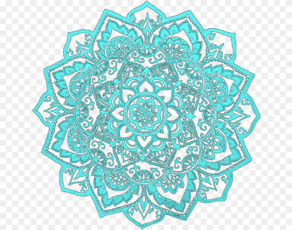Ftestickers Pattern Lace Teal Blue Background Lace Pattern, Art, Graphics, Floral Design Png Image