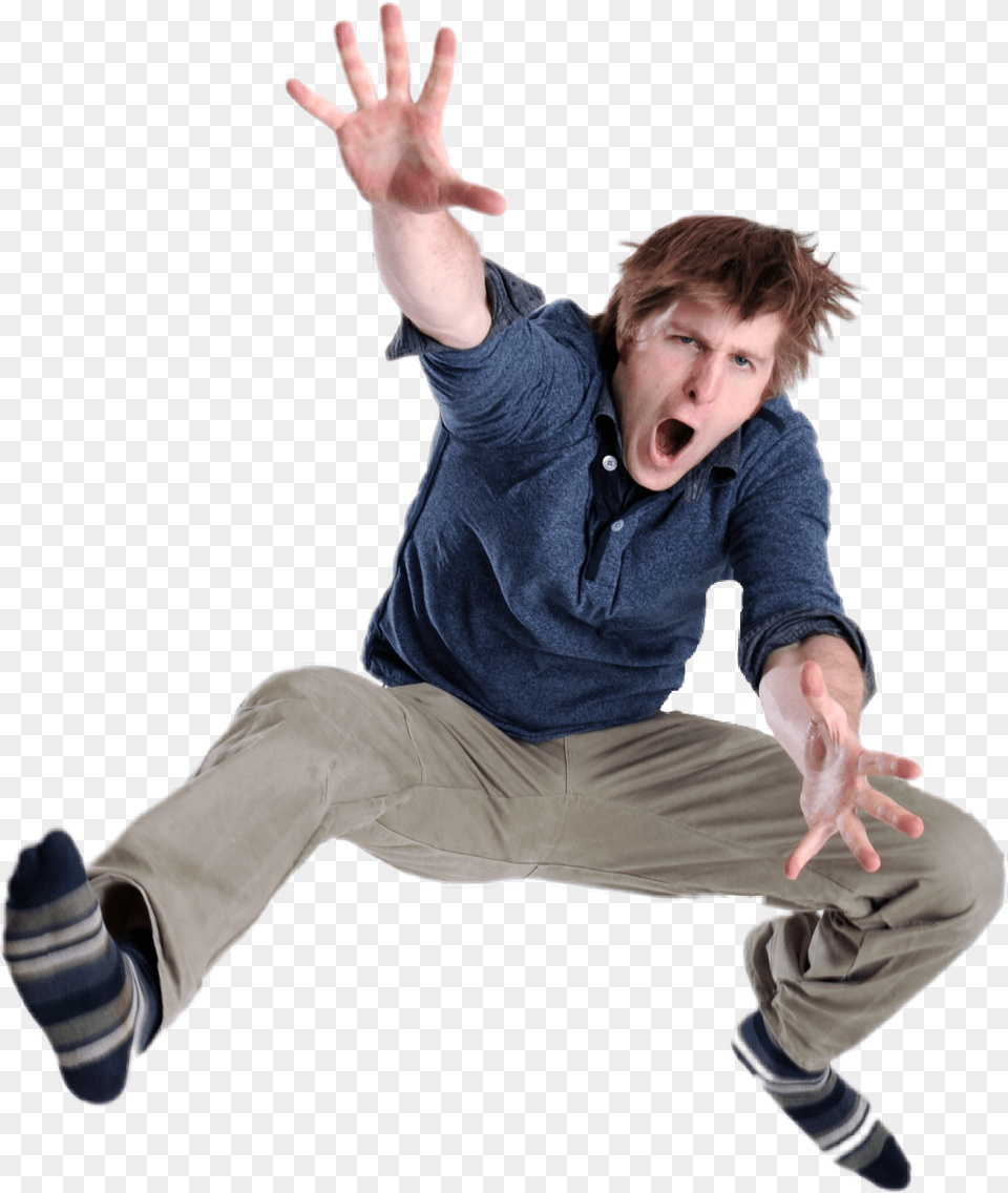 Ftestickers People Man Falling People Falling Body Part, Person, Hand, Finger Free Transparent Png