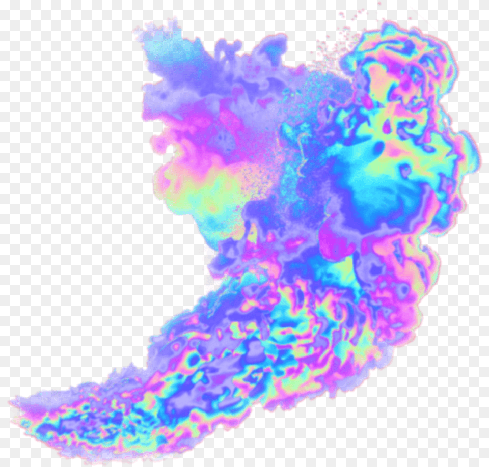 Ftestickers Smoke Holographic Tumblr Vaporwave Visual Arts, Purple, Accessories, Ornament, Pattern Png Image