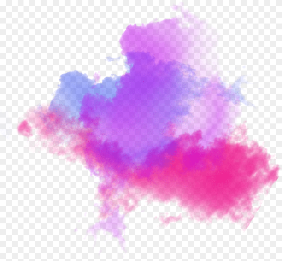 Ftestickers Smoke Mist Clouds Aesthetic Colorful Colorful Clouds, Purple, Nature, Outdoors, Sky Free Png Download