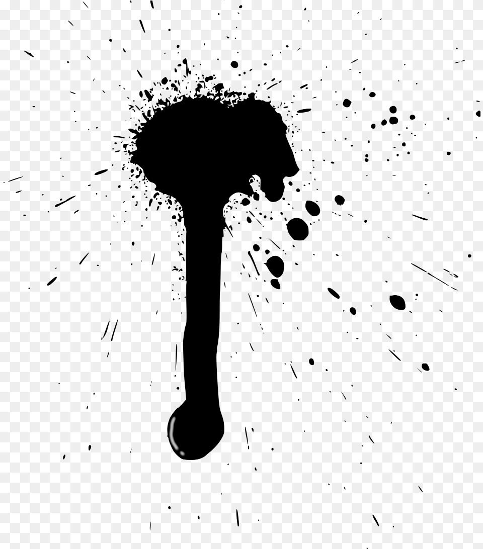 Ftestickers Spray Paint Black Splash Splatter Drop Illustration, Nature, Night, Outdoors, Astronomy Free Transparent Png