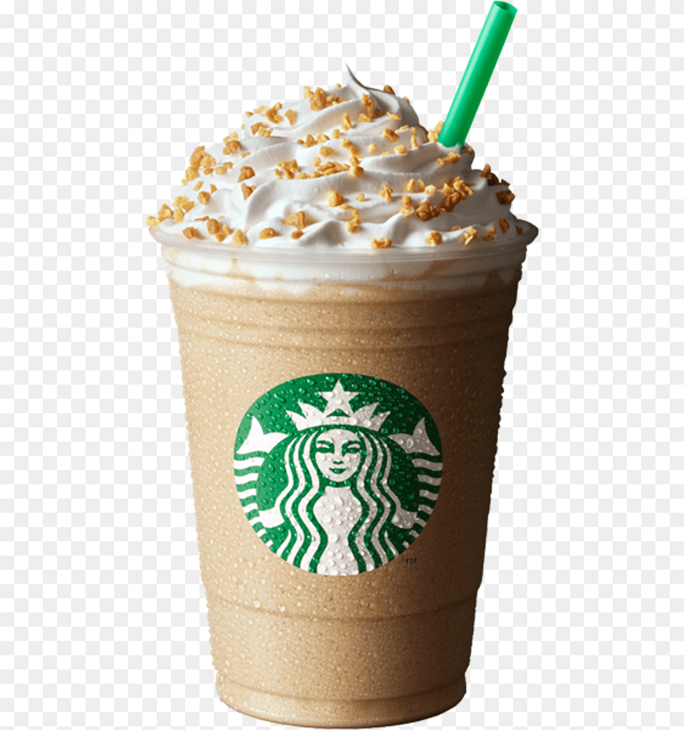 Ftestickers Starbucks Coffee Drink Mermaid Freetoedit Toffee Nut Crunch Starbucks, Beverage, Cream, Dessert, Food Png