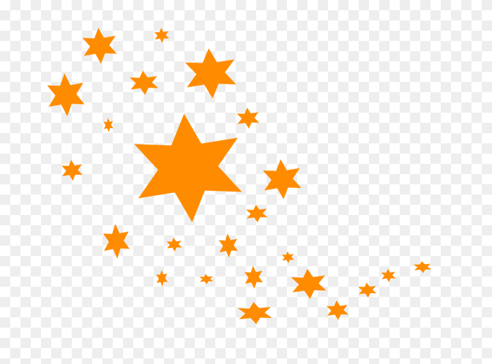 Ftestickers Stars Orange Stardust, Star Symbol, Symbol, Flag Free Png