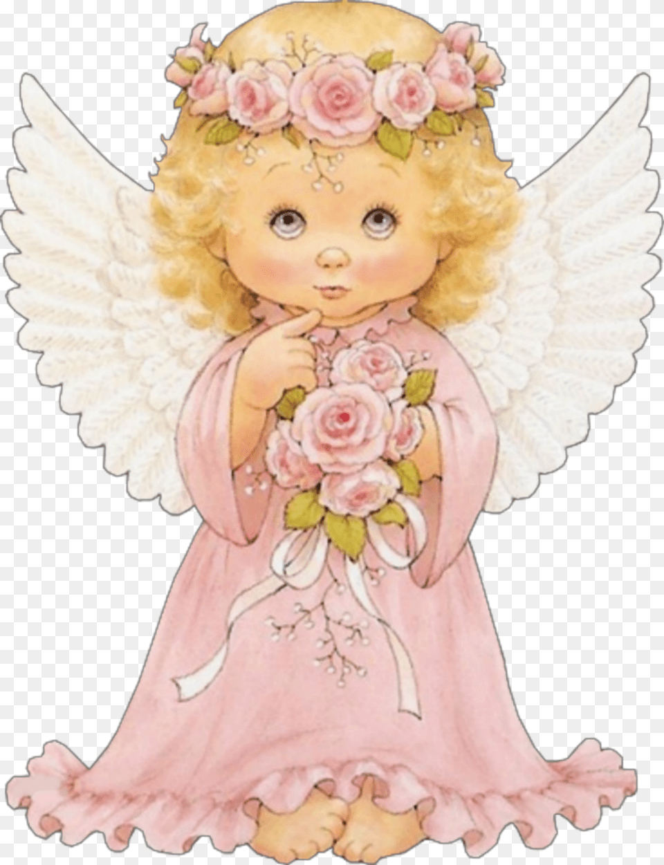 Ftestickers Sticker Baby Angel, Person, Face, Head, Doll Free Transparent Png