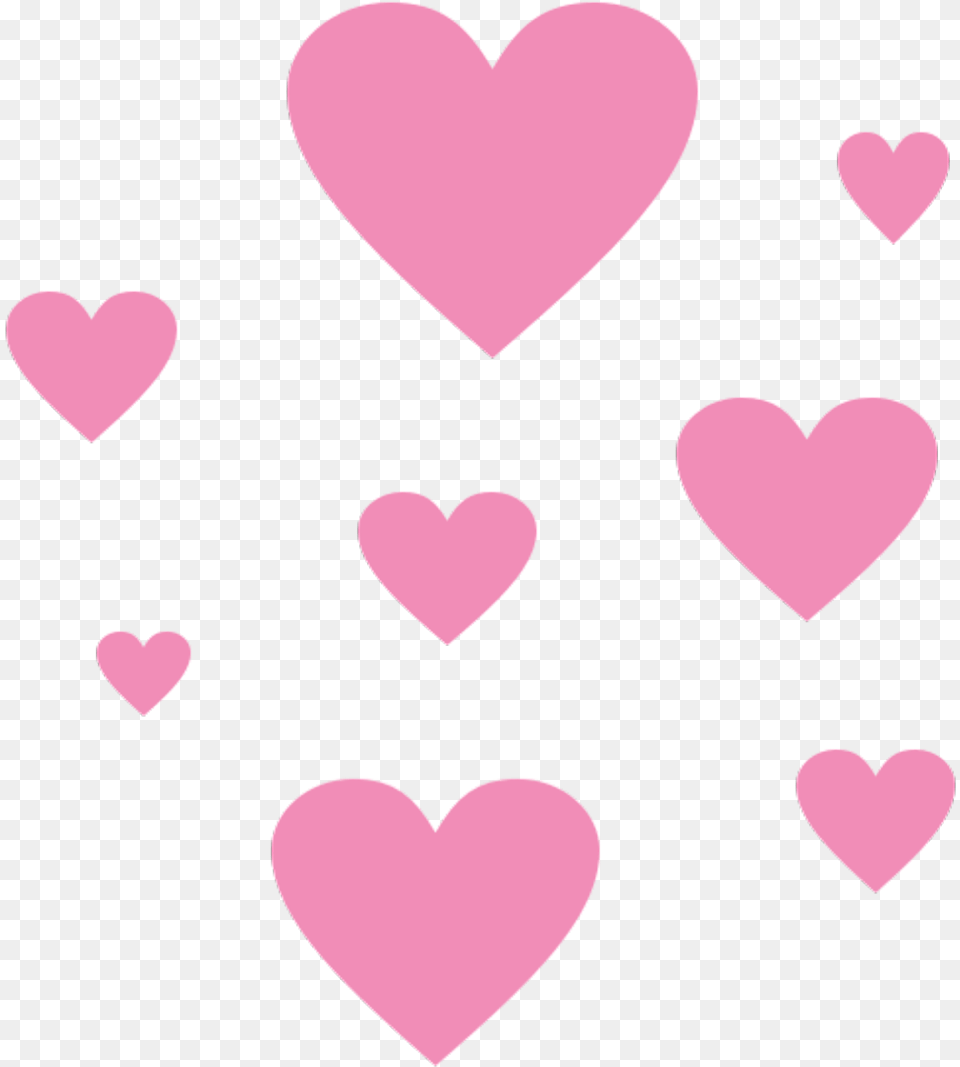 Ftestickers Sticker By Picsart Pink Hearts, Heart Free Png Download