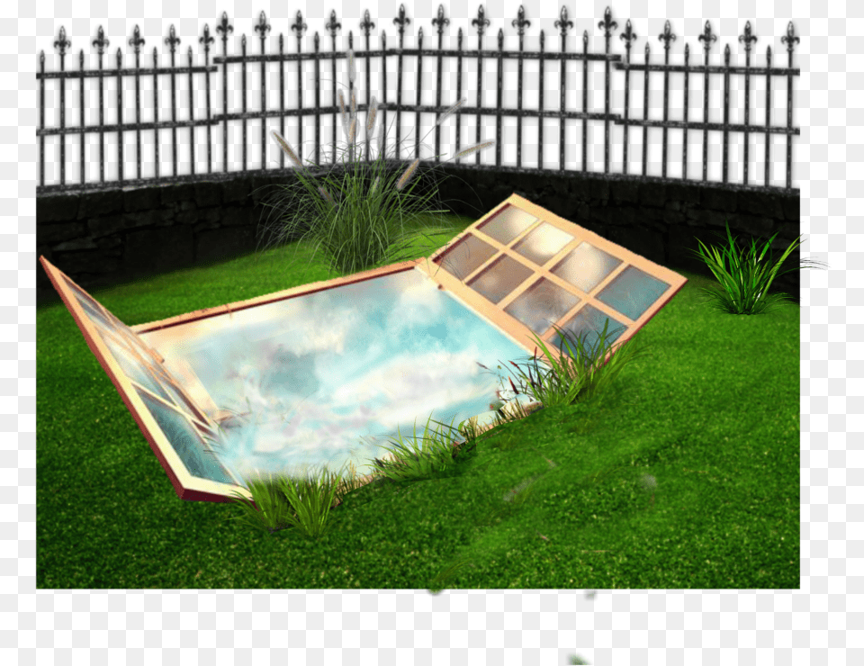 Ftestickers Sticker Fence Modern, Backyard, Plant, Outdoors, Nature Png Image