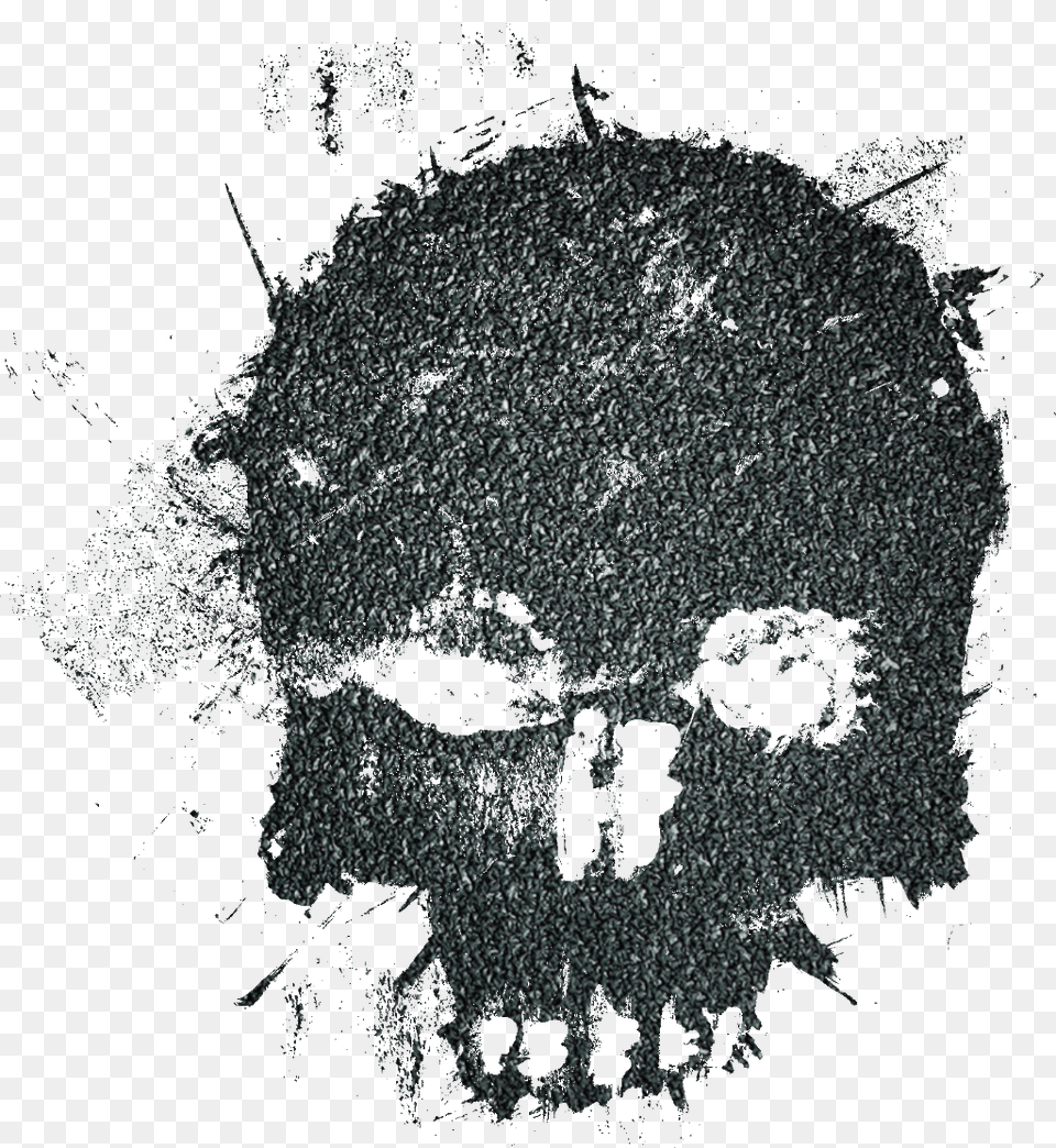 Ftestickers Sticker Grunge Skull, Person, Face, Head Png Image