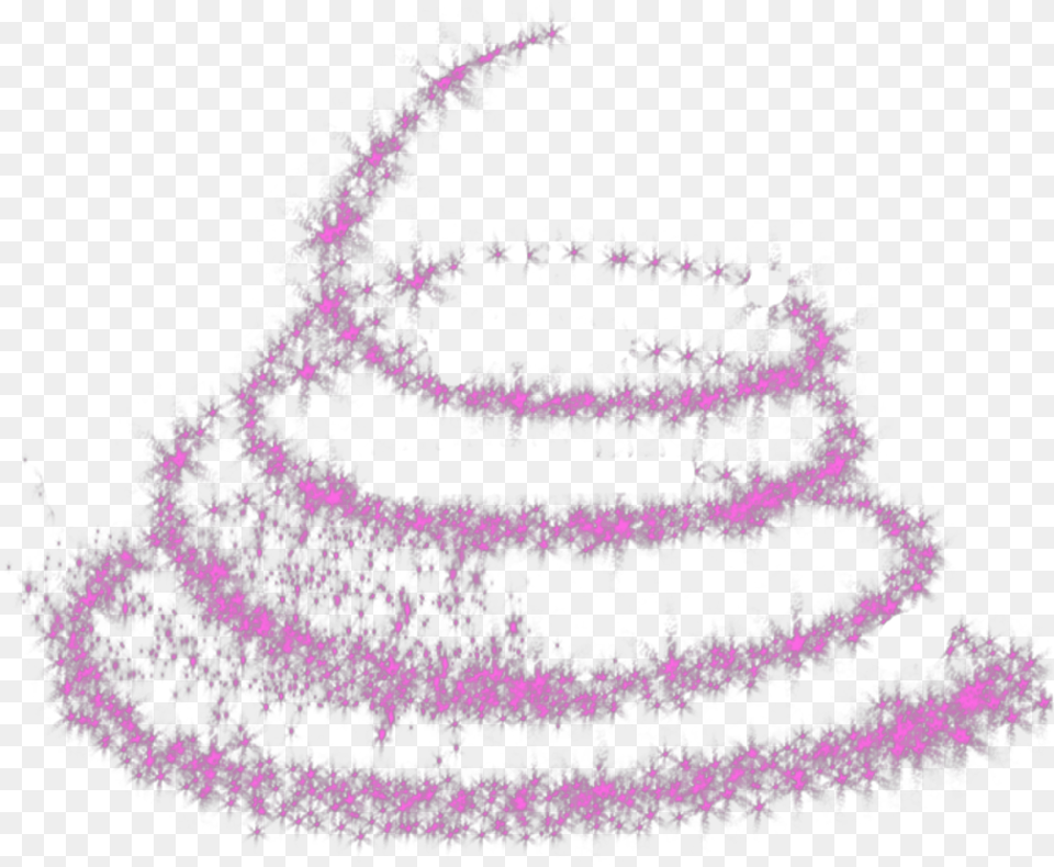 Ftestickers Swirl Sparkle Luminous Pink Illustration, Clothing, Hat, Purple Png