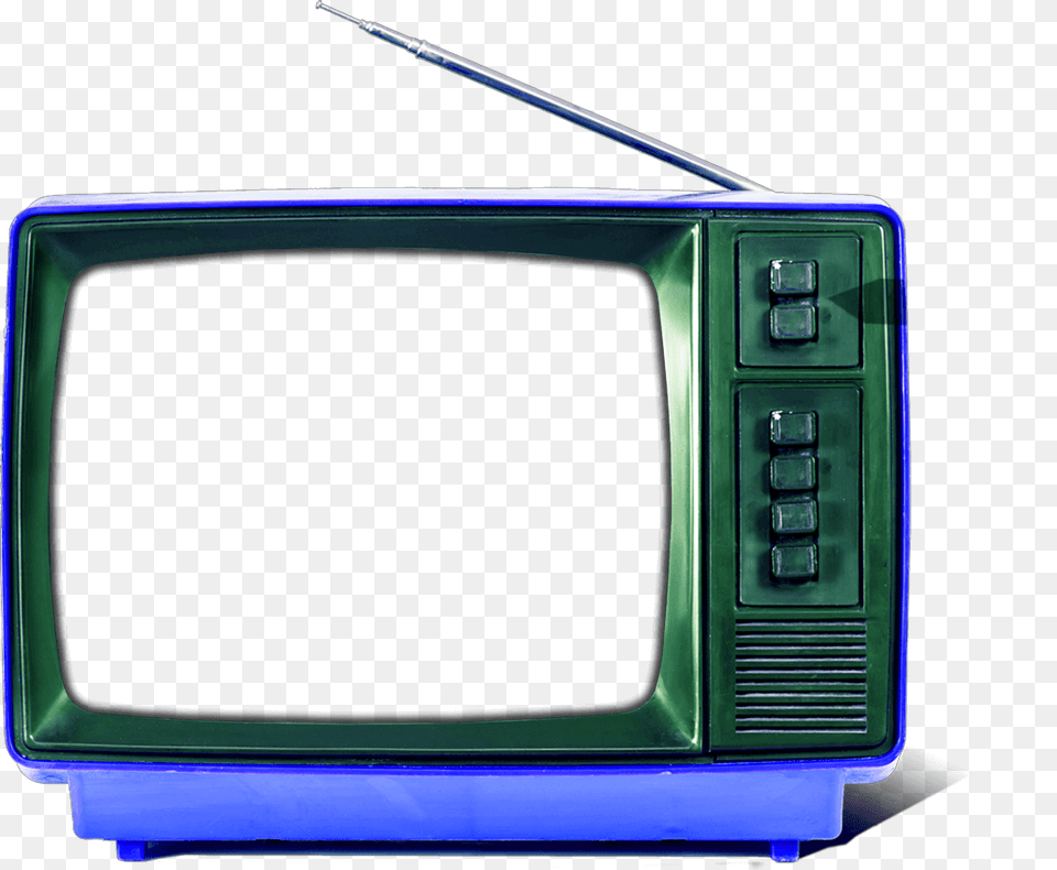 Ftestickers Television Tv Retro Vintage Blue, Computer Hardware, Electronics, Hardware, Monitor Free Png Download