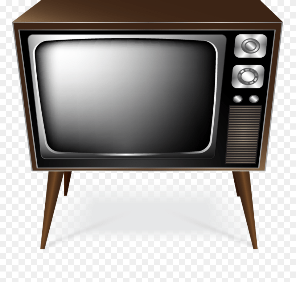 Ftestickers Television Tv Retro Vintage Wooden Retro Television, Computer Hardware, Electronics, Hardware, Monitor Free Png Download